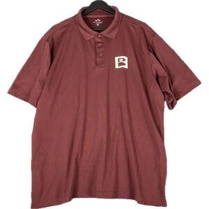 Brunswick Bowling Men's Performance Polo 2XL Maroon Moisture Wicking